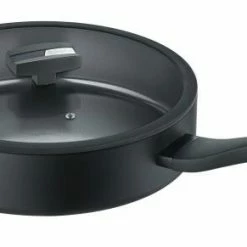 Berndes Schmorpfanne Mit Glasdeckel B.green 28 Cm / 6,5 Cm / 3,5 Liter / Mit Gegengriff